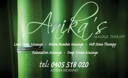 Anikas Massage Therapy - Accommodation Guide 0