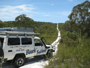 Beach trekkers North Stradbroke Island - Accommodation Guide