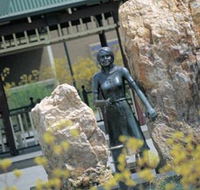 St Barbara Square and Statue - Accommodation Asia