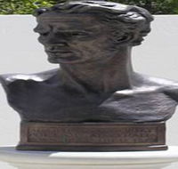 Adam Lindsay Gordon Bronze Bust - Accommodation Guide