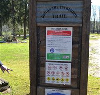 Dog on the Tucker Box Recreational Trail - Accommodation Guide