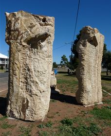Fossilised Forrest Sculptures - Accommodation China 0