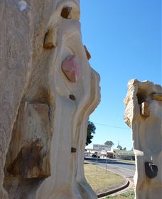 Fossilised Forrest Sculptures - Accommodation China 2