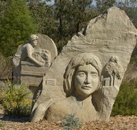 Heritage Sculptures at Pensioners Hill Lookout - Accommodation Asia