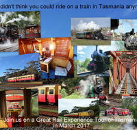 Great Rail Experiences  Tasmania Tour 2017 - Accommodation Asia