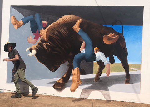 Big Bull Mural - Accommodation Guide 0
