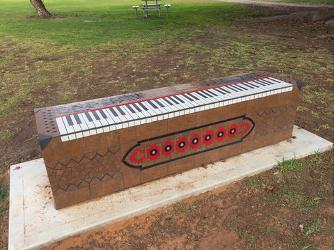 Piano Park Bench, Moonta - Accommodation China 0