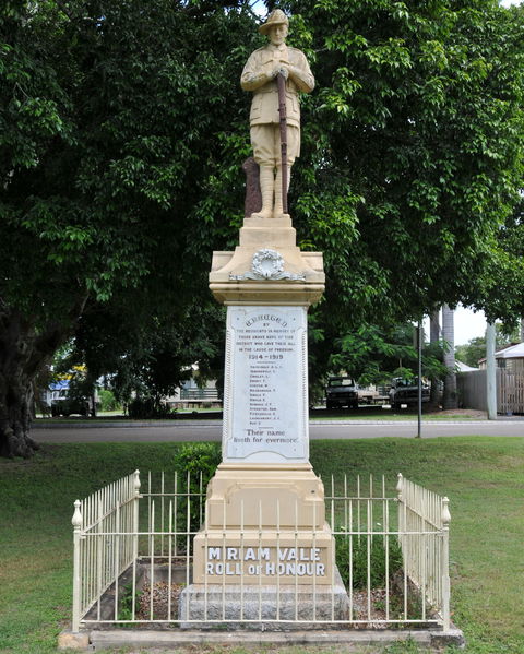 Miriam Vale War Memorial - Accommodation China 1