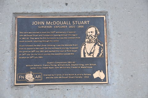 John McDouall Stuart 150th Anniversary - Accommodation Asia 0