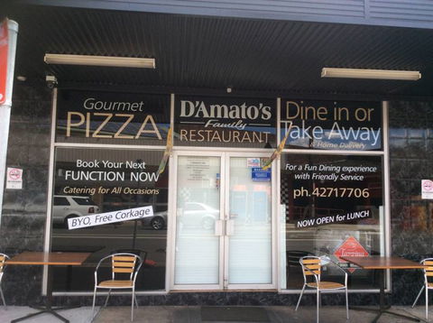 D'Amato's Family Restaurant - Accommodation Guide 2