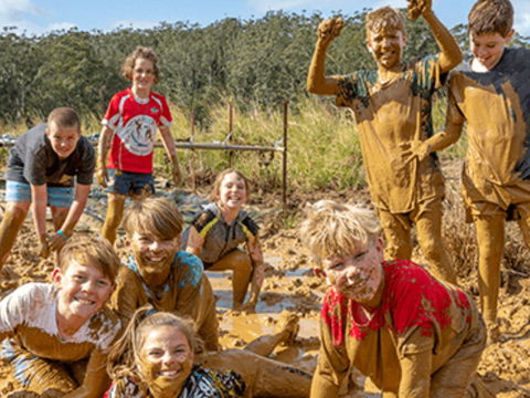 Mini Muddies Obstacle Challenge At Bunnamagoo Estate - Accommodation Asia 0