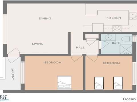 Ocean Blue Apartment Three Apartment On 2nd Level - Accommodation Guide 6