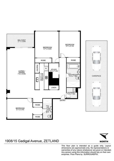 Gadigal Groove - Modern And Bright 3BR Executive Apartment In Zetland With Views - Accommodation Asia 11