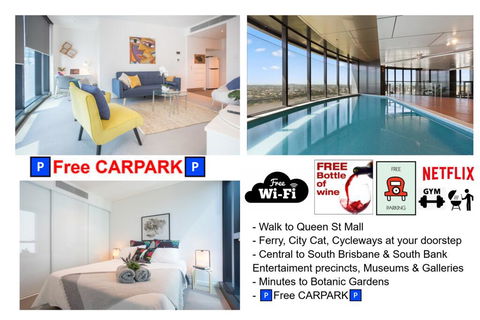 CBD Views-With FREE Wine Free-Carpark-Netflix-WiFi - Accommodation China 0