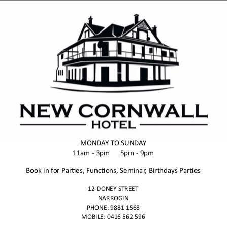 New Cornwall Hotel - Accommodation Asia 3