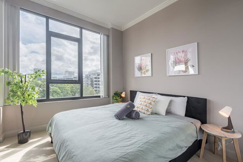 Olympic Park Near Qudos Bank Arena King Bed 1BR 1Bath Sleeps 6 Air-cond Parking - Accommodation Asia 0
