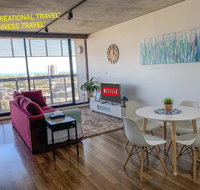Stylish 2BR 2BT Apt with Bay Views Secure Parking Netflix Gym Pool and Wine - Accommodation Guide