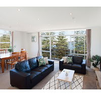 View Of Manly Pines And Waves From Large Apartment - Accommodation Asia