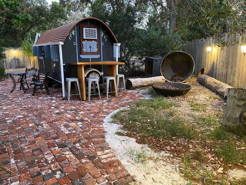Gypsy Van Tiny House With Unique Outdoor Bathroom, WIFI & Firepit - Accommodation Asia 0