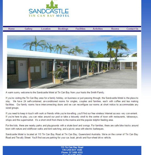 Sandcastle Motel Tin Can Bay - Accommodation Guide 0